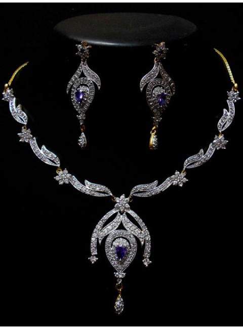CZ Necklace Set